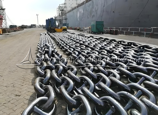 คุณภาพ  Heavy Offshore Mooring Chain High Strength Various Sizes Available โรงงาน