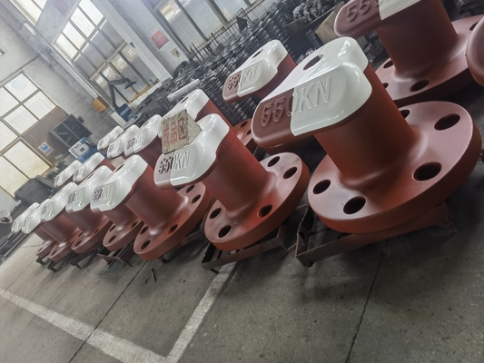 โบลลาร์ดท่าเรือท่าเรือ Customized Cast Steel สําหรับ mooring หัว Tee