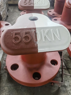 โบลลาร์ดท่าเรือท่าเรือ Customized Cast Steel สําหรับ mooring หัว Tee