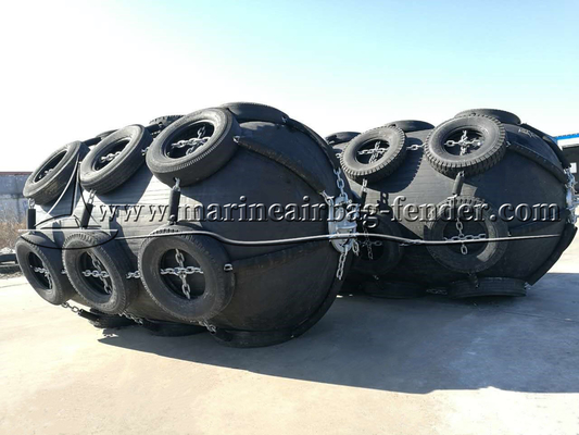 1.5m X 3m สายพัดลมยางที่วางเรือ Fender สายพัดลมท่าเรือสําหรับเรือและเรือเรือ