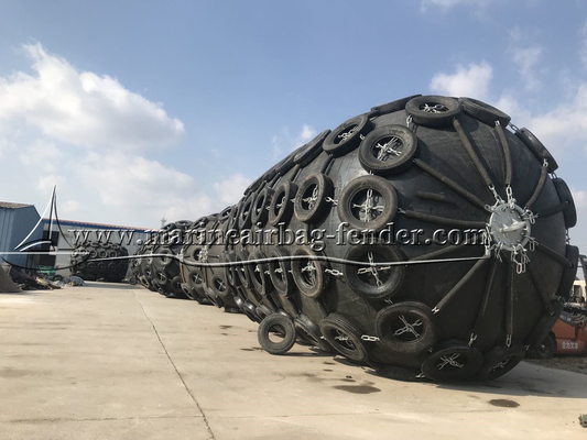 สายพัดลมยางท้องเรือ สําหรับการป้องกันเรือและท่าเรือ 50kpa 80kpa