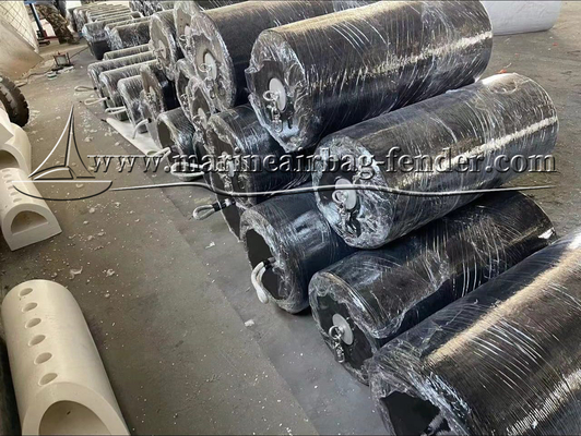 สี Marine EVA Foam Fender เพิ่มความเข้มแข็งของผิว Polyurea HG/T 5327-2018 มาตรฐาน