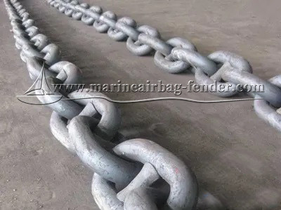 สายด้ายออฟชอร์ออฟชอร์ส Stud Link Anchor Chain for Marine Rigging Industry CCS BV รับรอง