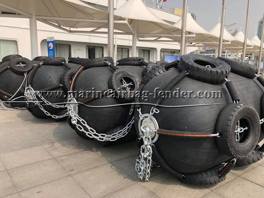 1.2m X 2m พนูเมติกยาง Fender โยโกฮาม่า แบบเรืออัดลม