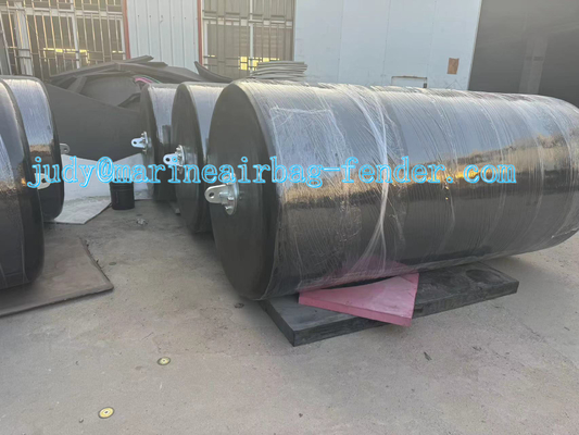 ความหนาแน่น 30-120Kg/m3 EVA Foam Fender ด้วยเครือข่ายเครือข่ายยางและวัสดุภายนอก Polyurea